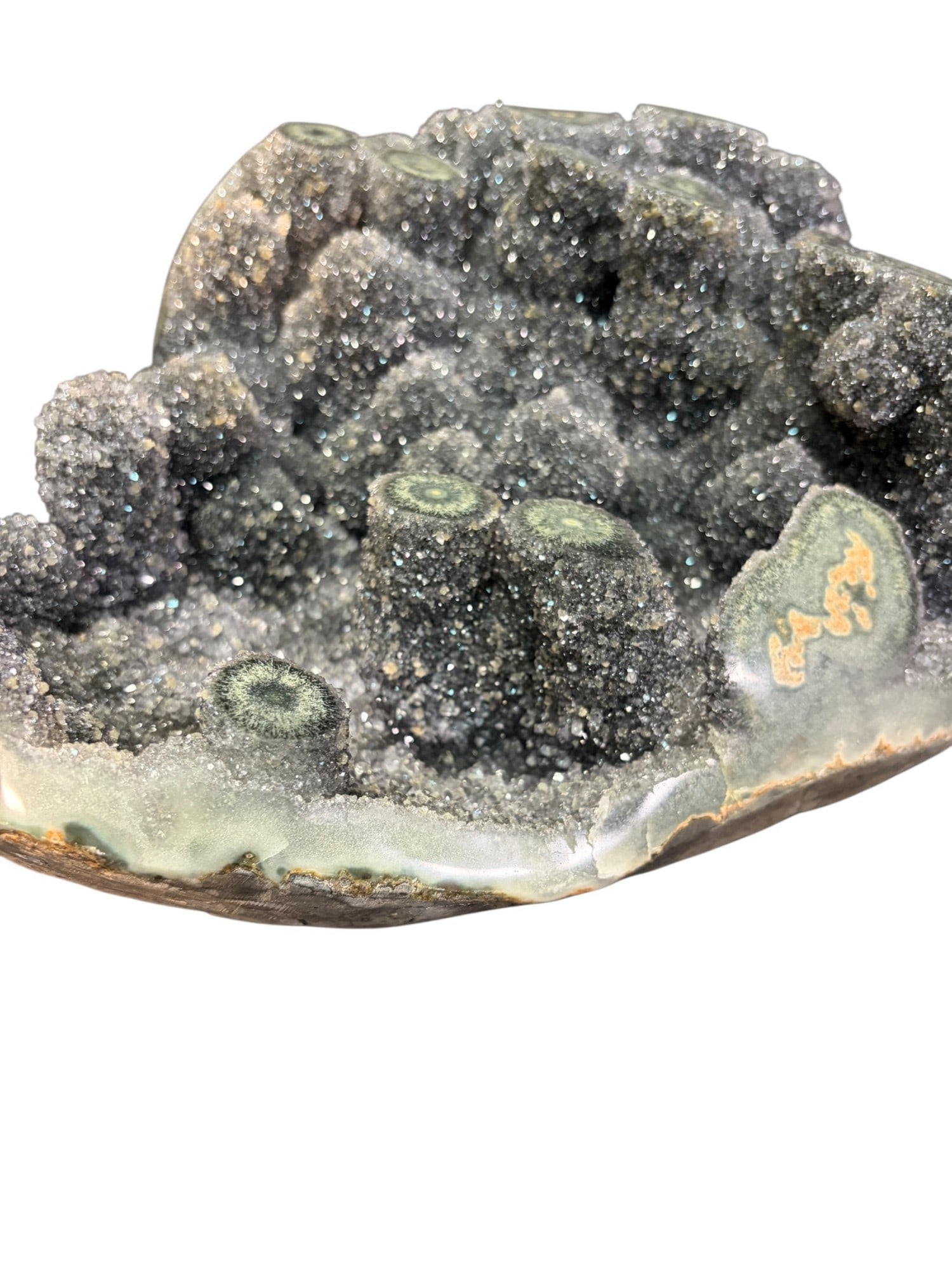 OCEAN JASPER DRUSY GEODE - 4