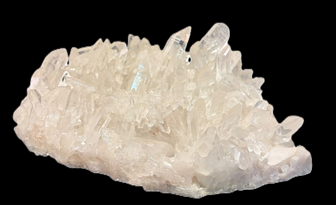 LARGE QUARTZ POINT FORMATION WITH CALCITE - 3