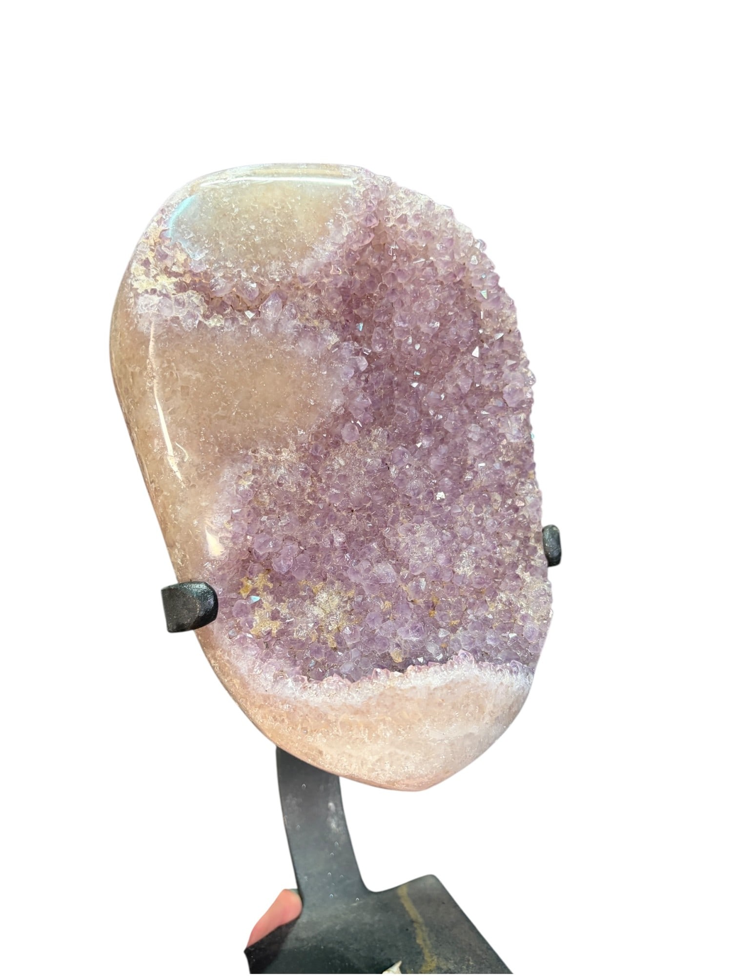 AMETHYST ON IRON STAND - 2