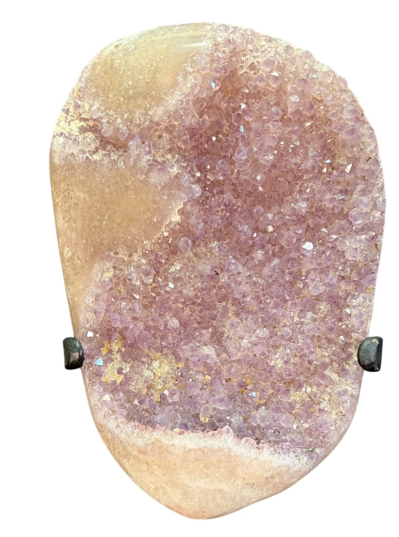 AMETHYST ON IRON STAND - 6