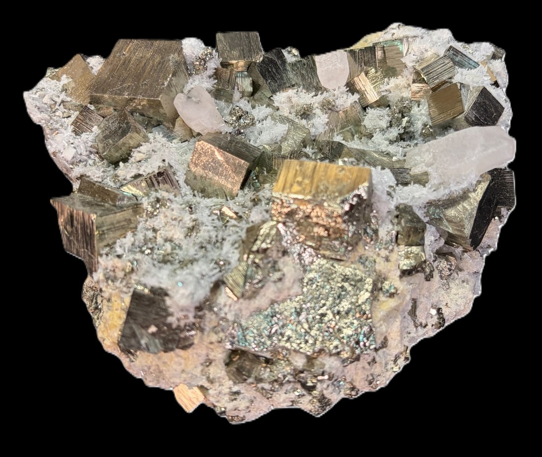 PYRITE WITH CALCITE - 2