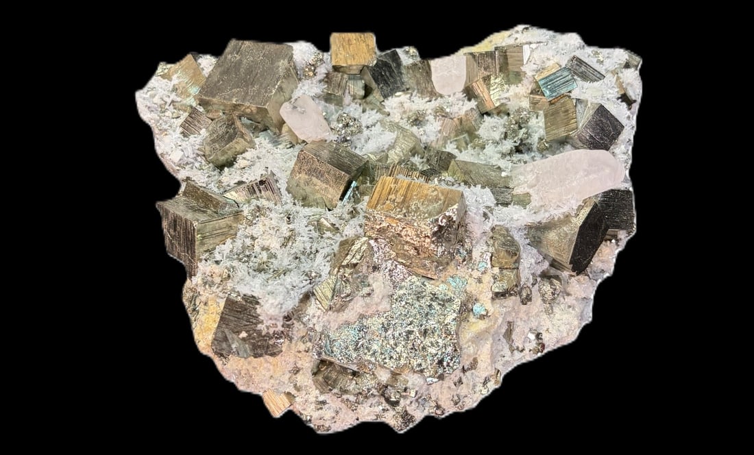 PYRITE WITH CALCITE - 5