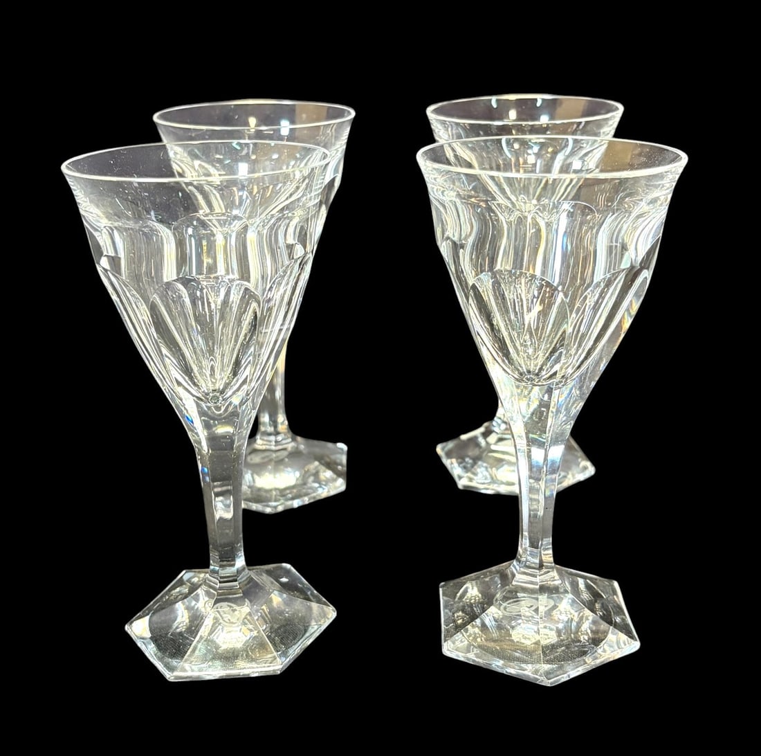 SET OF 4 MOSER CRYSTAL GLASSES (1 of 5)