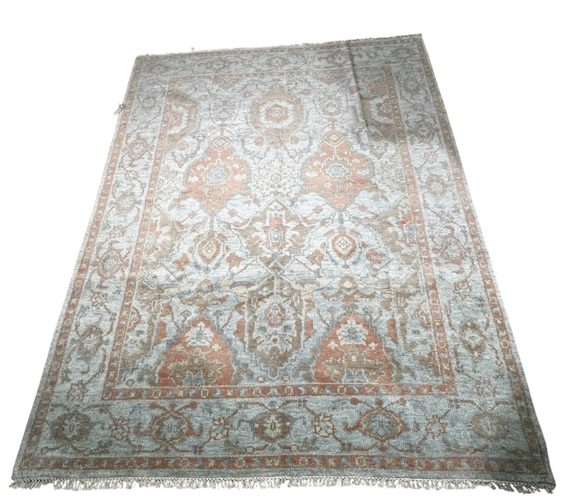 HAND KNOTTED OUSHAK RUG (1 of 9)