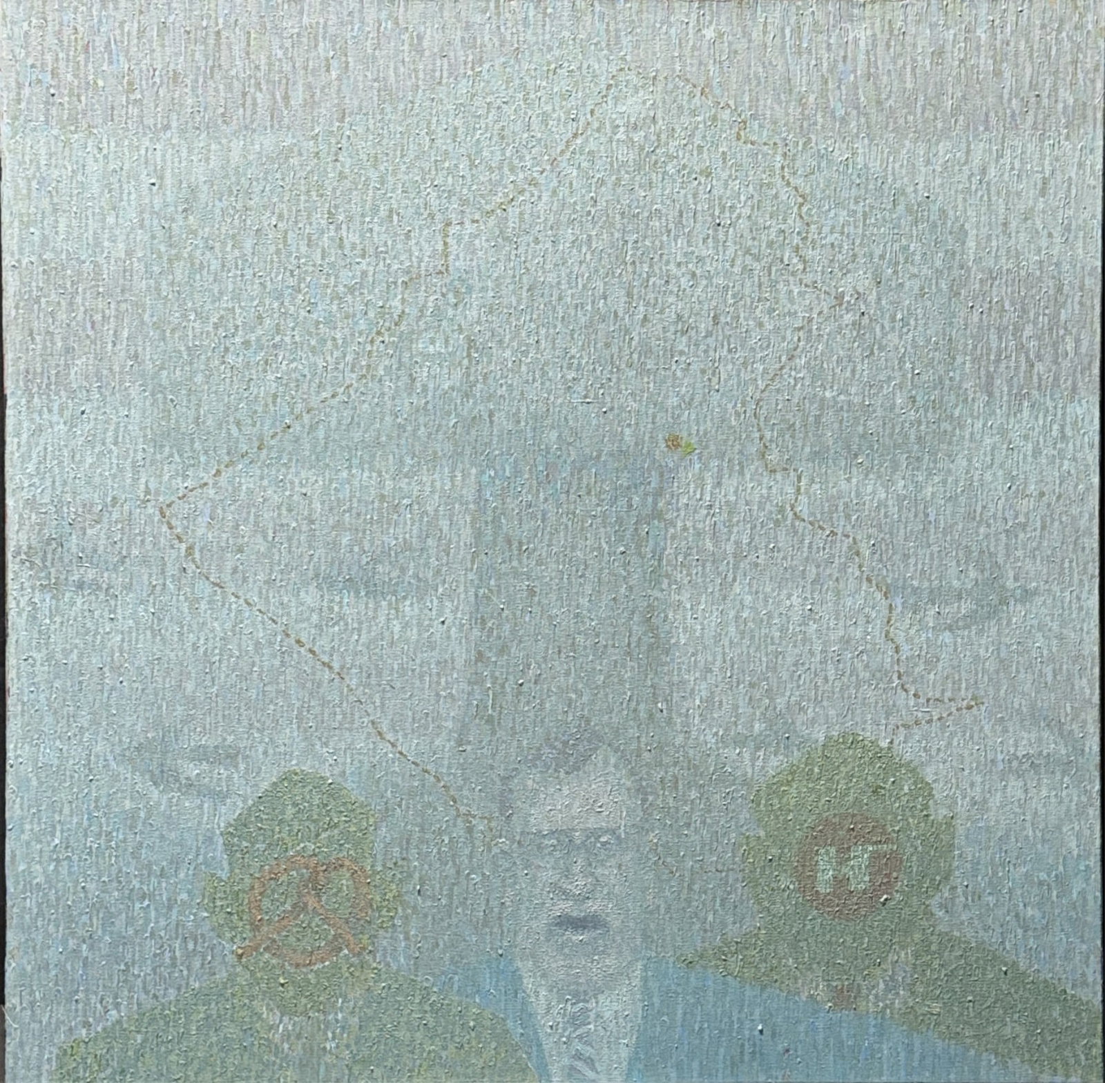 RON HOOVER "BUSH TREE" OIL ON CANVAS,1991 (1 of 9)