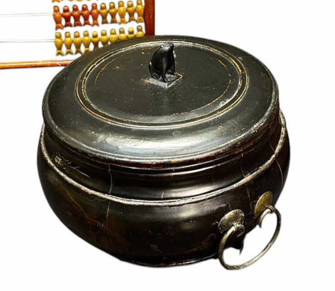 ABACUS, COVERED POT - 2