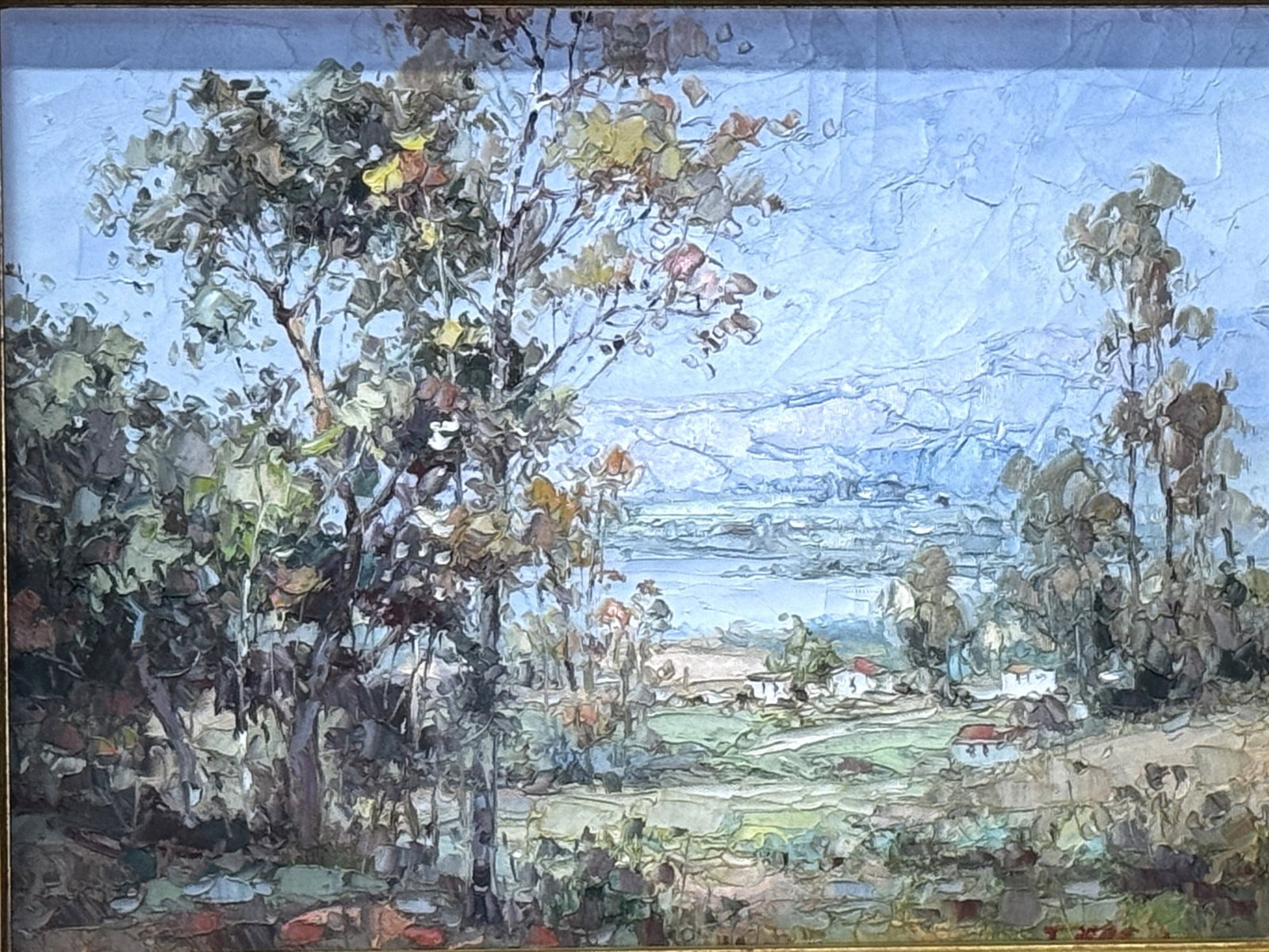 LAKE VIEW LANDSCAPE , SIGNED LOWER RIGHT - 3