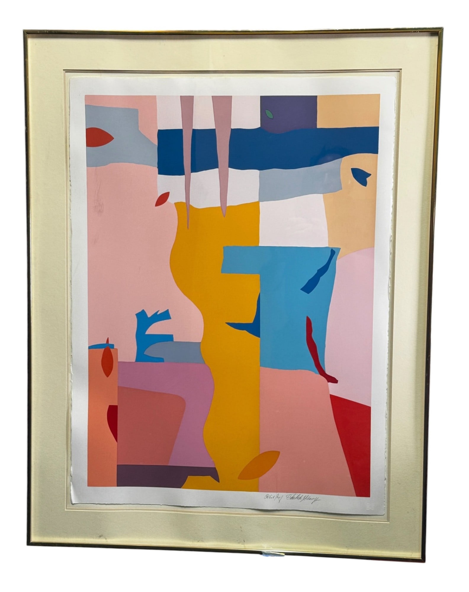 CHARLOTTE KLEBONOFF ARTIST PROOF: CHARLOTTE KLEBONOFF ARTIST PROOF. Height: 38 in. by Width: 30 in.