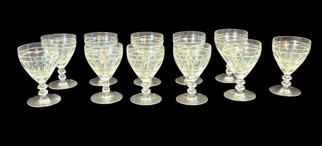 SET OF 11 BACCARAT CRYSTAL GLASSES (1 of 5)
