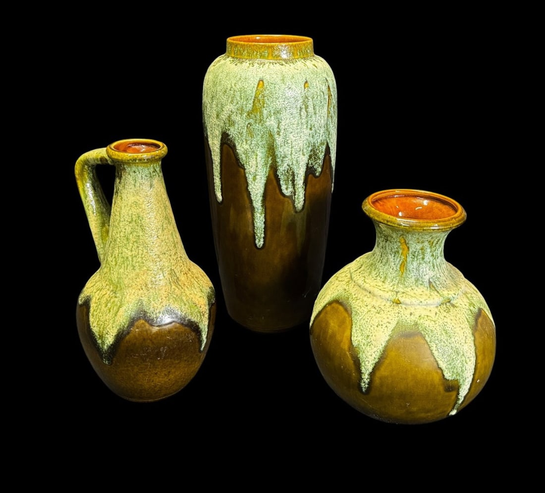 3 PIECES OF GERMAN POTTERY (1 of 7)