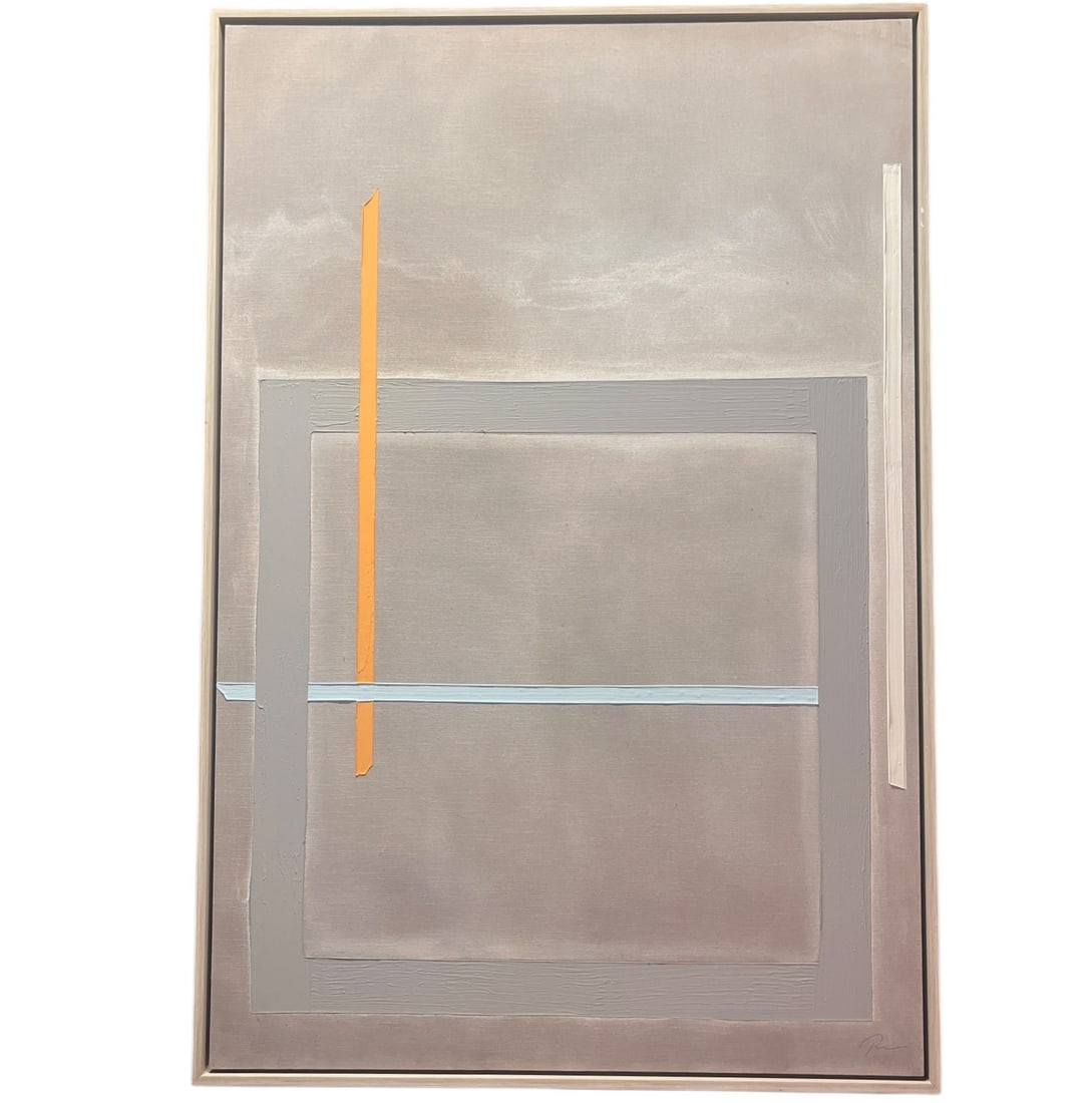 MODERN ACRYLIC ABSTRACT ON CANVAS, SIGNED: MODERN ACRYLIC ABSTRACT ON CANVAS , SIGNED LOWER RIGHT Height: 51 in. by Width: 42 in. by Depth: 1 IN.