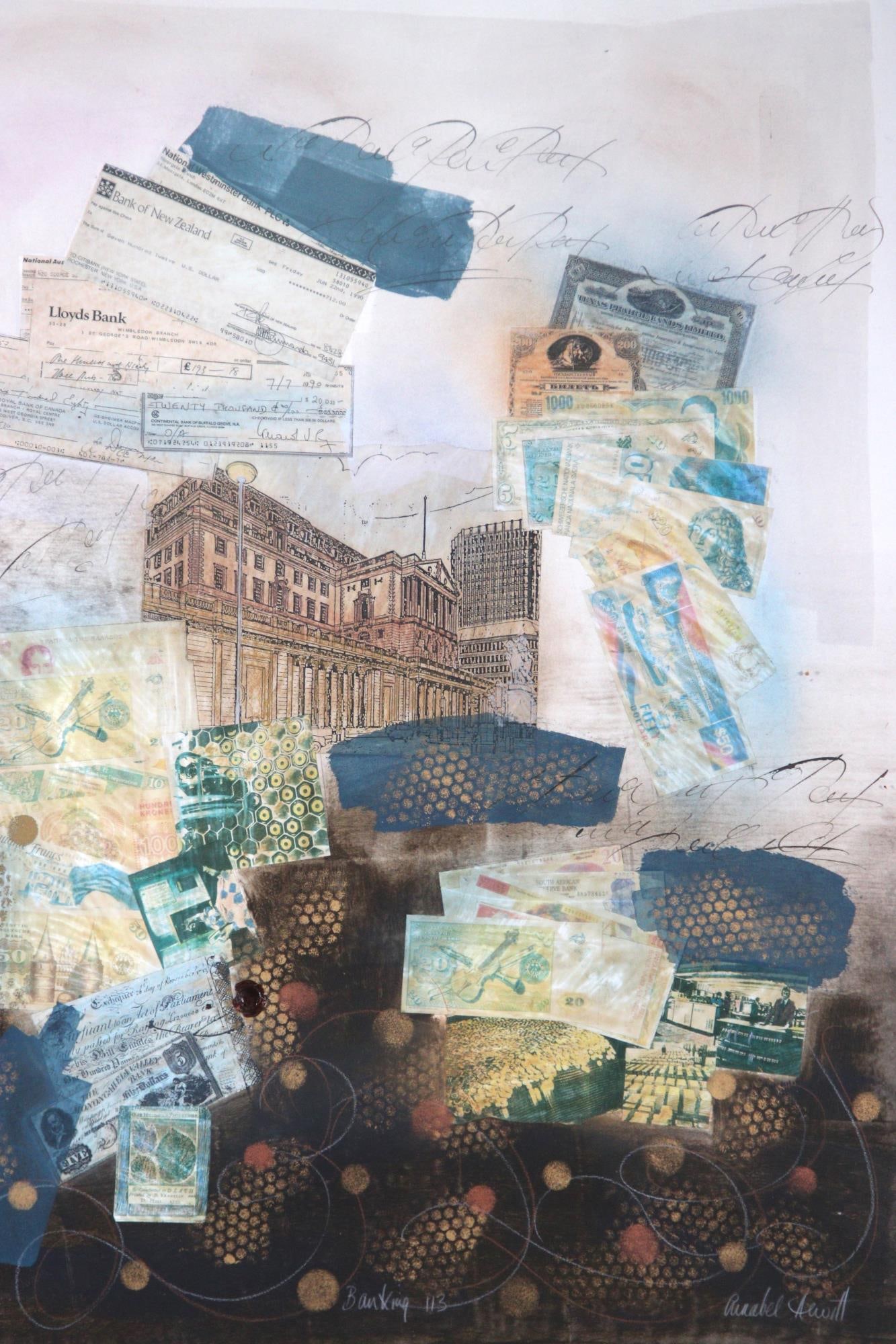 BANKING COLLAGE PRINT - 2