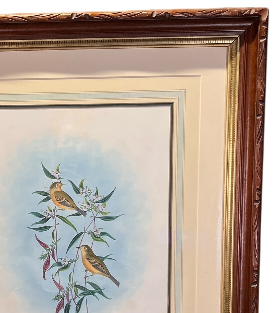 ANTIQUE BOTANTICAL PRINT FRAMED - 4