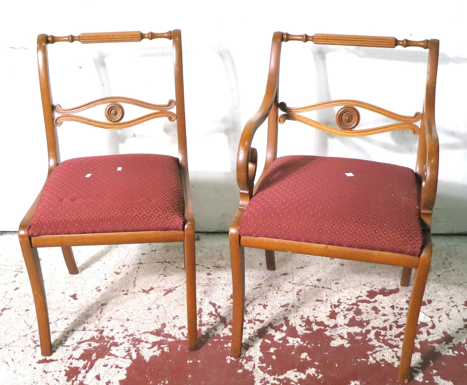 8 DUNCAN PHYFE DINING CHAIRS - 2
