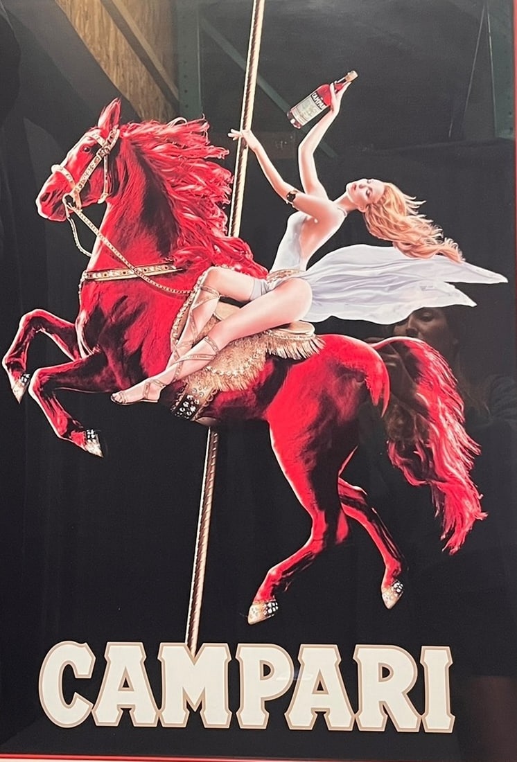 CAMPARI POSTER FRAMED - 2