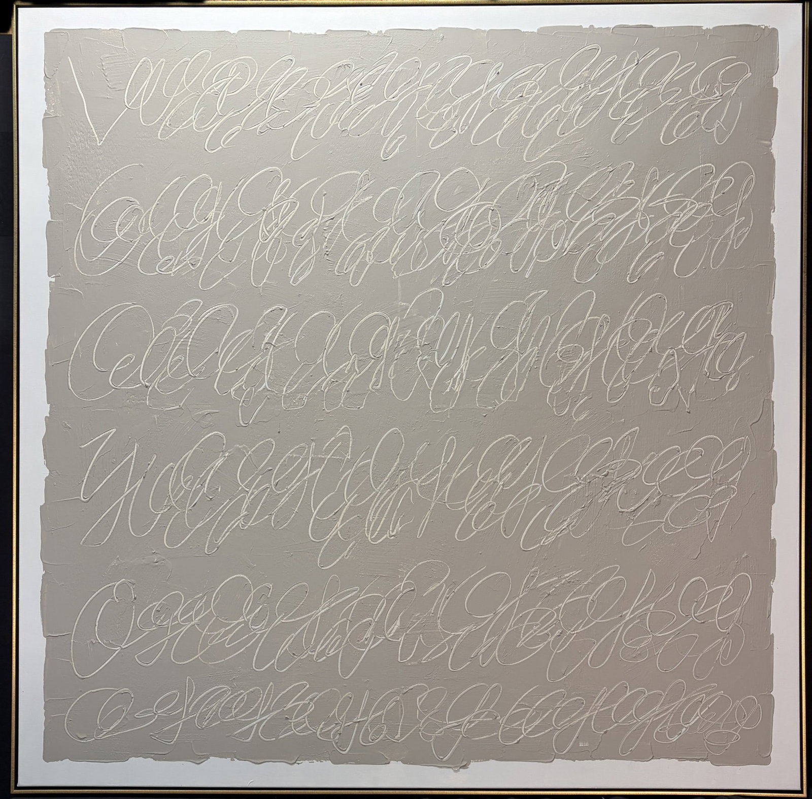 AFTER CY TWOMBLY ACRYLIC ON CANVAS (1 of 6)
