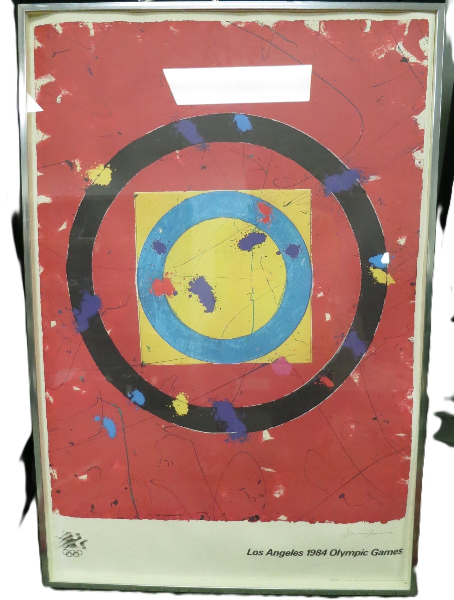 SAM FRANCIS LA OLYMPIC GAMES LITHOGRAPH POSTER (1 of 5)