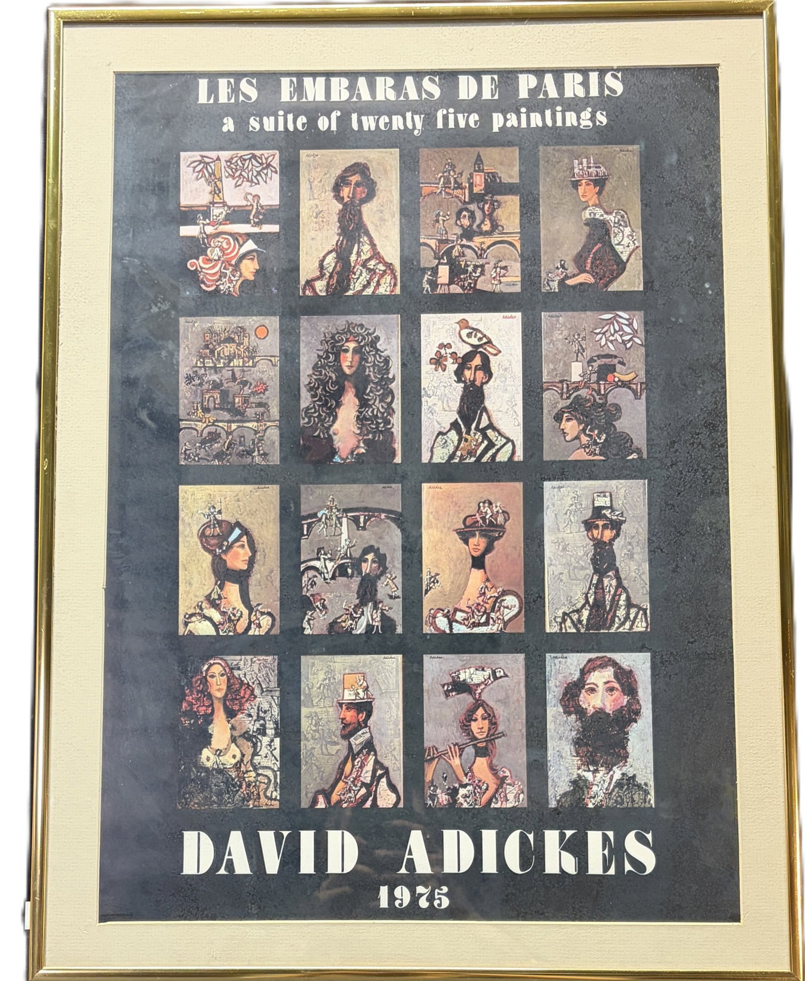 FRAMED & MATTED DAVID ADICKES POSTER (1 of 2)