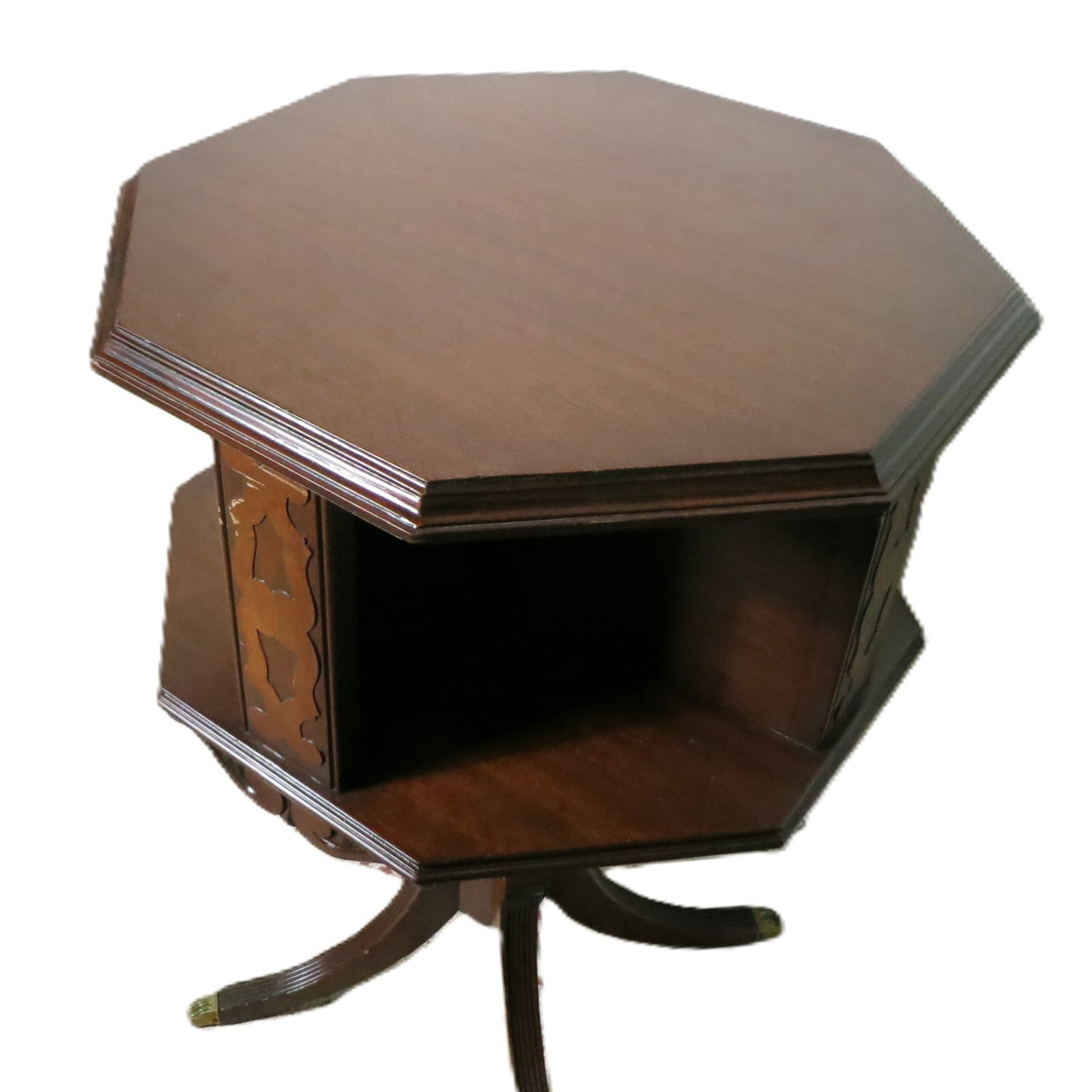 OCTAGONAL SHAPED OCCASIONAL LIBRARY TABLE - 2