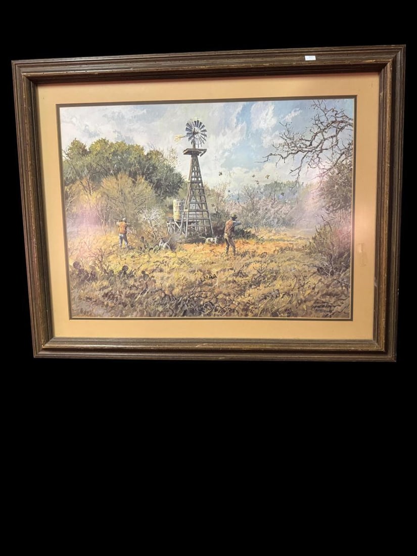 LIMITED EDITION PRINT BY JAMES ROBINSON: LIMITED EDITION PRINT BY JAMES ROBINSON 1428/1500 - "ONE SECOND DECISION" Height: 25.5 in. by Width: 31.5