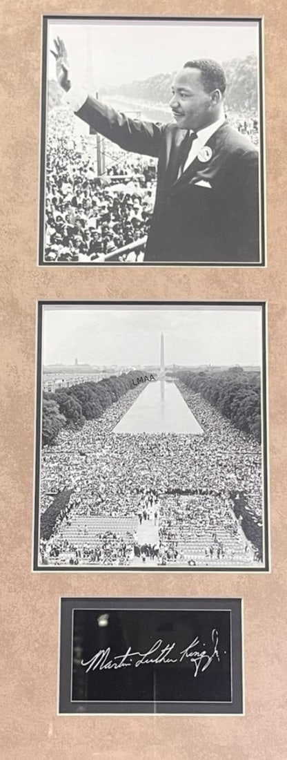 MLK MEMORABILIA FRAMED - 4