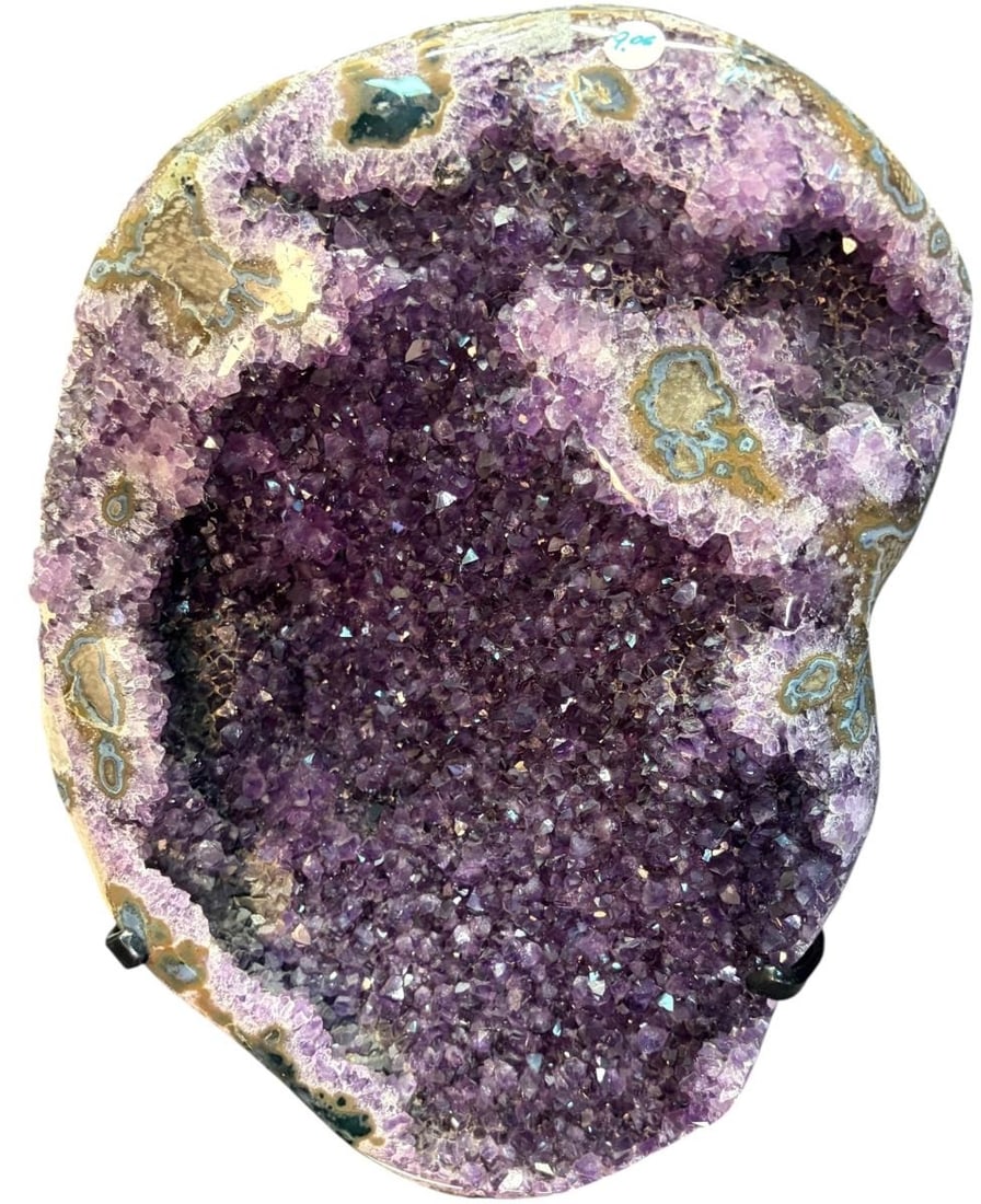 AMETHYST ON IRON STAND - 7
