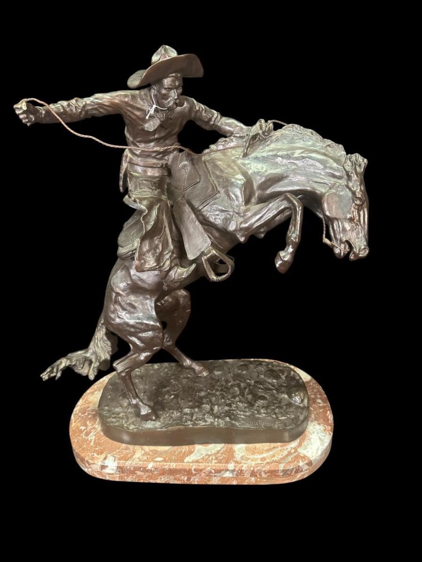REMINGTON - BRONCO BUSTER SCULPTURE (1 of 5)
