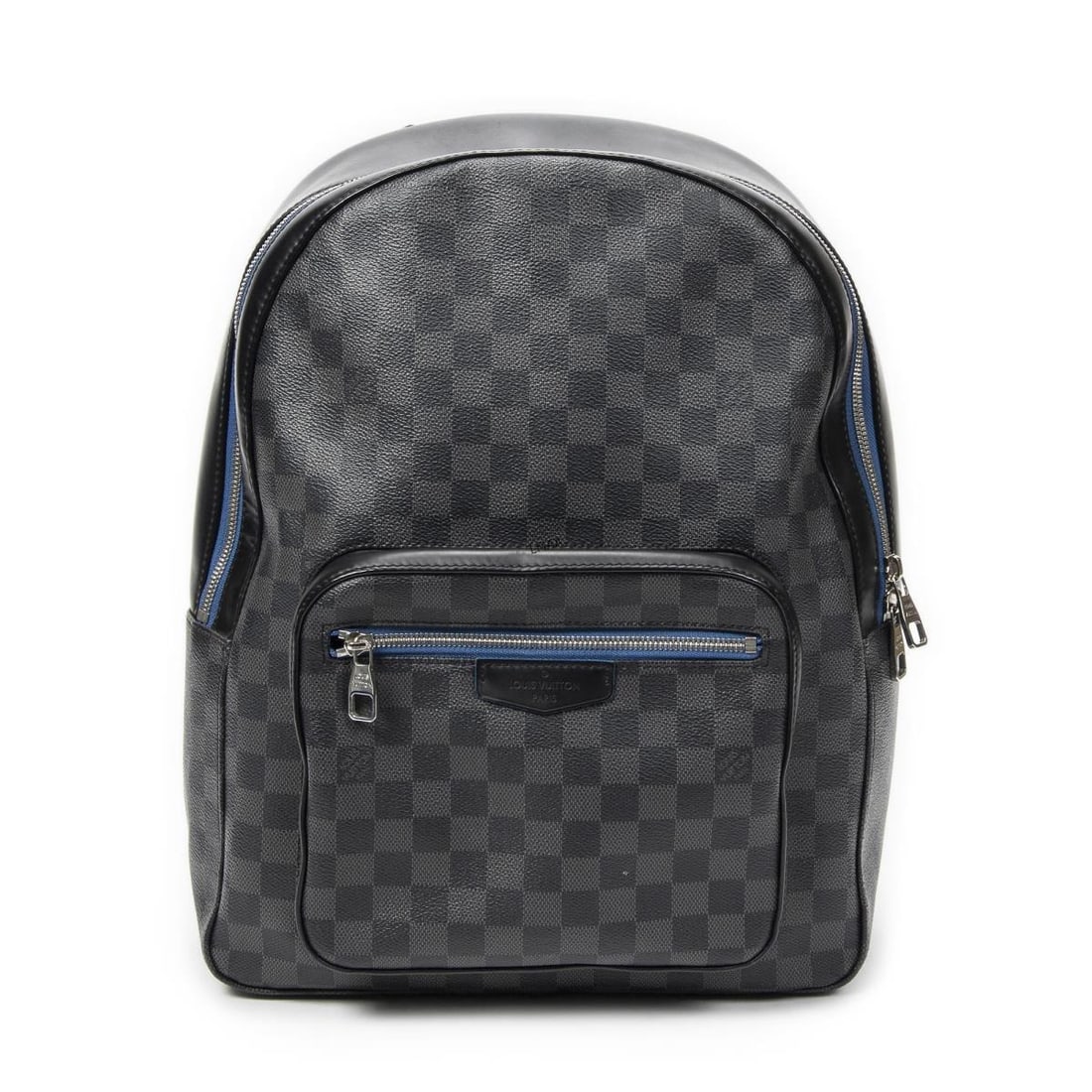 Louis Vuitton Josh Backpack Backpack: Louis Vuitton Josh Backpack Backpack. Made from Damier Graphite with Black Canvas straps/handles and Silver Brass hardware. Dimensions: 31*40*40cm. Accessories include: None. Condition Rating = AA. Co