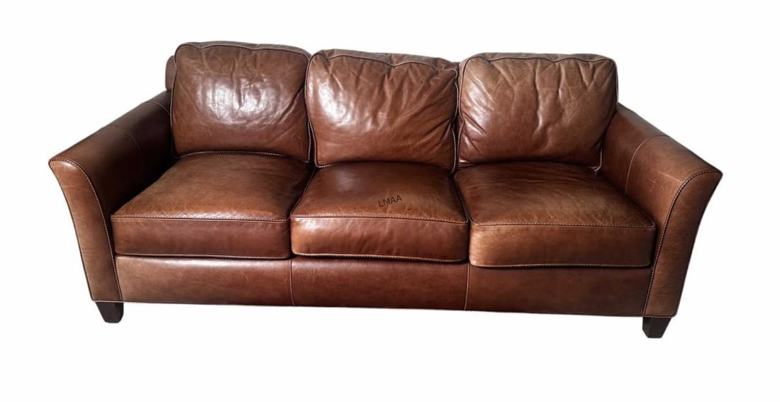 NICE LEATHER HANCOCK AND MOORE LEATHER SOFA: NICE LEATHER HANCOCK AND MOORE LEATHER SOFA