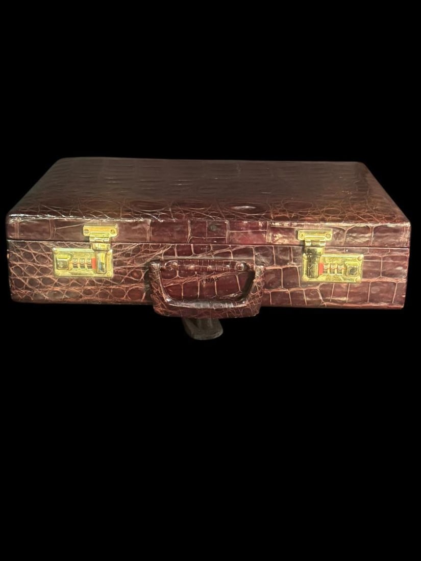 CROCODILE COVERED BRIEFCASE - 2
