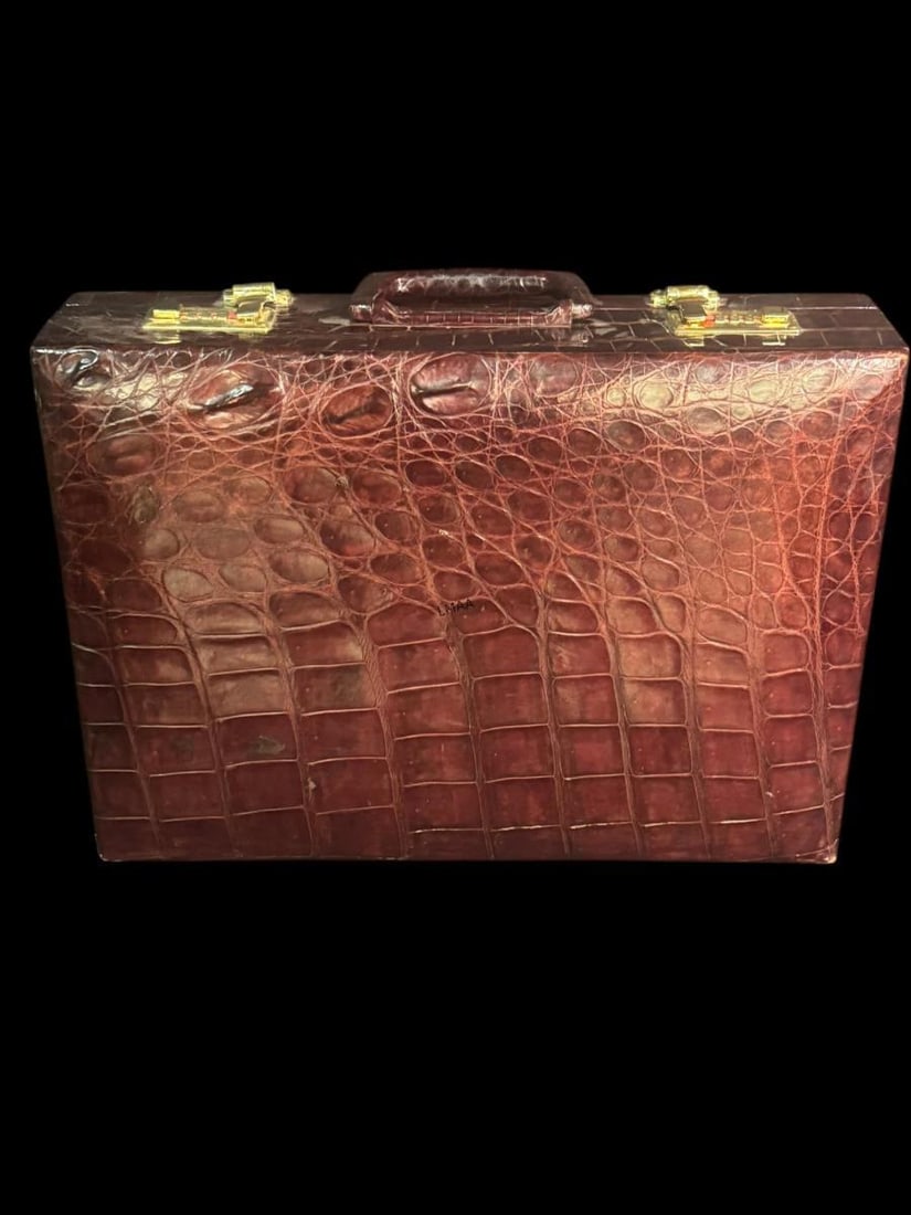 CROCODILE COVERED BRIEFCASE - 4