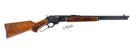 MARLIN MODEL 30-AS WUB 30-30 WINCHESTER: Marlin Model 30-AS in .30-30 Winchester with a six round capacity and a 20" barrel. Made in North Haven Connecticut in the year 1997. Checkered composite butt plate. Checkered wood stock and front for