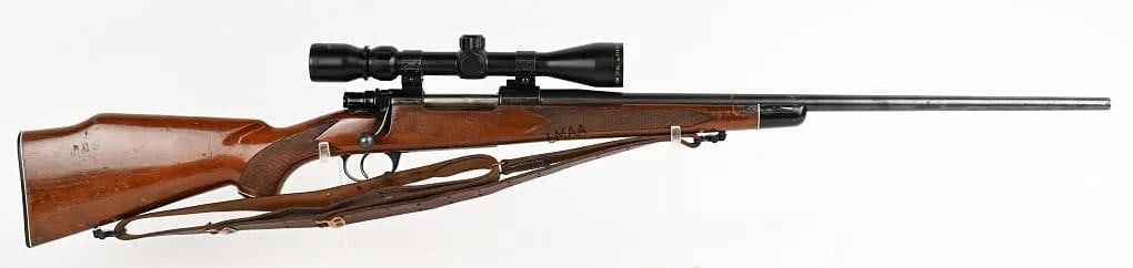 INTERARMS MARK X BOLT ACTION RIFLE 30-06: INTERARMS MARK X BOLT ACTION RIFLE 30-06 BARREL: 24" TASCO WORLD CLASS 3-9X40 MIL DOT SCOPE WITH LEATHER STRAP. SERIAL #A12114. (L836)