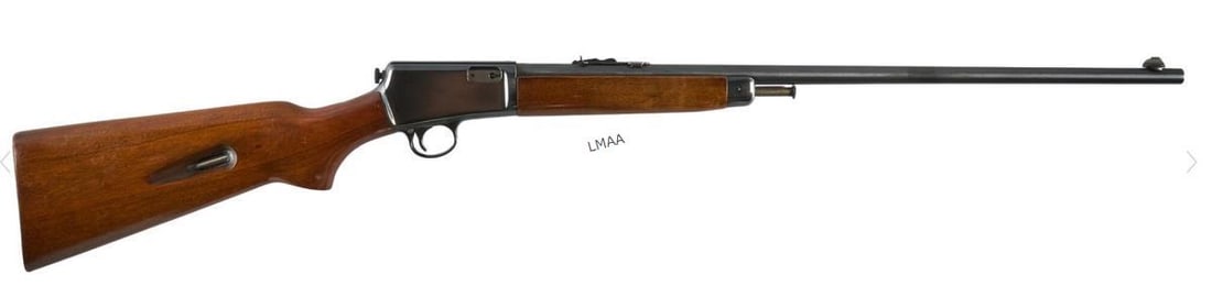 Winchester Model 63 22LR Semi Auto Rifle: Winchester Model 63 22LR Semi Auto Rifle Manufacturer: Winchester (c. 1957) Model: 63 Caliber: 22 LR Barrel Length: 23 in. OAL: 39 in. Condition: Good/Very Good; mostly very light wear & handling mark
