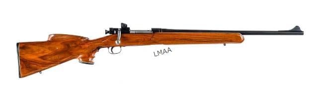 Remington 03A3 .30-06 Sporterized Bolt Rifle: Remington U.S. Model 03-A3 Sporterized in .30-06 with a five round capacity and a 22" barrel. Herters checkered composite butt plate. Smooth Monte Carlo style wood stock. Blued trigger guard, trigger,