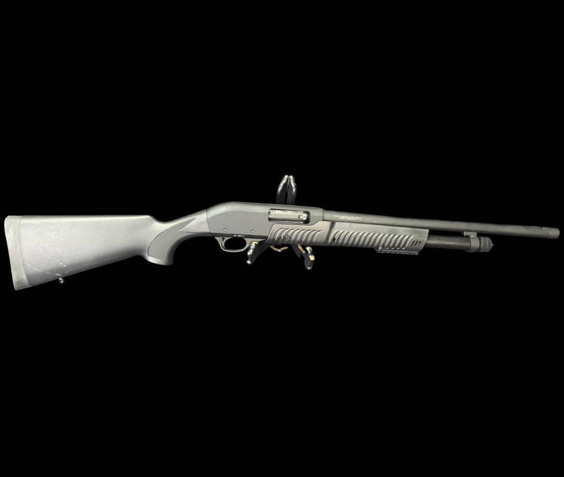 ATA ETRO 9 12 GA PUMP SHOTGUN: ATA ETRO 9 12 GA PUMP SHOTGUN 18.5 SYN - NEW IN BOX - SERIAL #SA-36274 (L102)