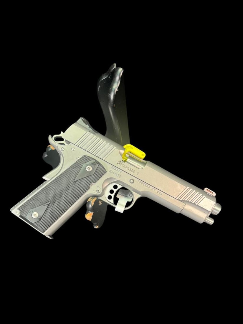 KIMBER MICRO 9, COMPACT 1911 STYLE-SEMI AUTOMATIC: KIMBER MICRO 9, COMPACT 1911 STYLE-SEMI AUTOMATIC CHAMBERED 9MM. SERIAL # TD0030157
