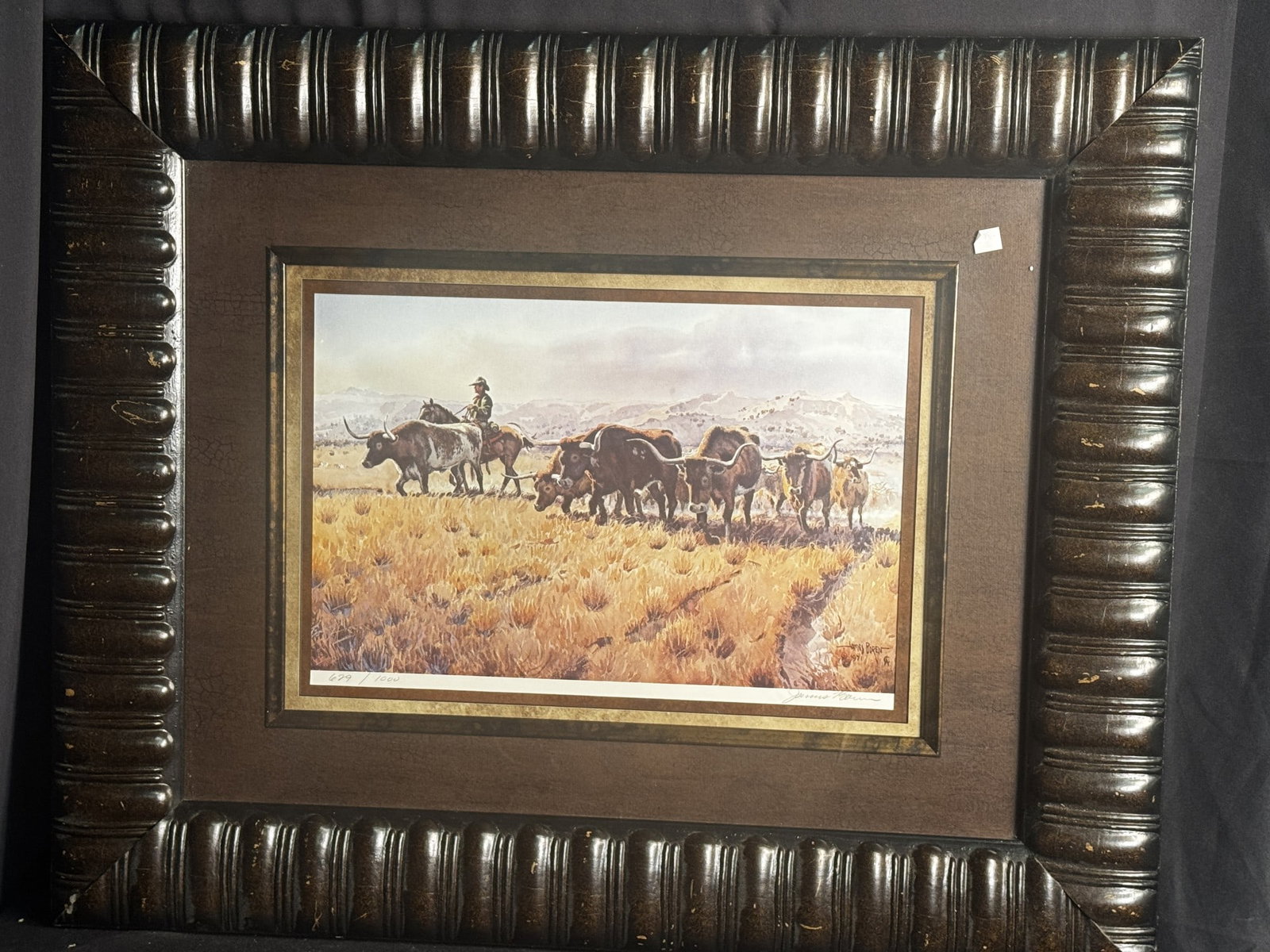JAMES BOREN LITHOGRAPH: JAMES BOREN LITHOGRAPH , SIGNED LOWER RIGHT Height: 28 in. by Width: 34