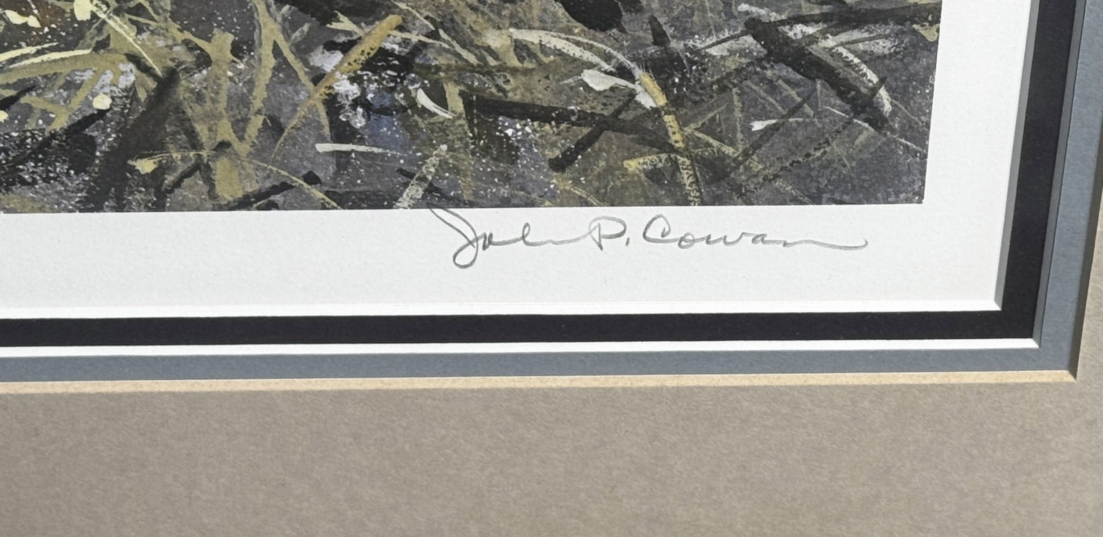 JOHN COWAN LITHOGRAPH HAND SIGNED - 2