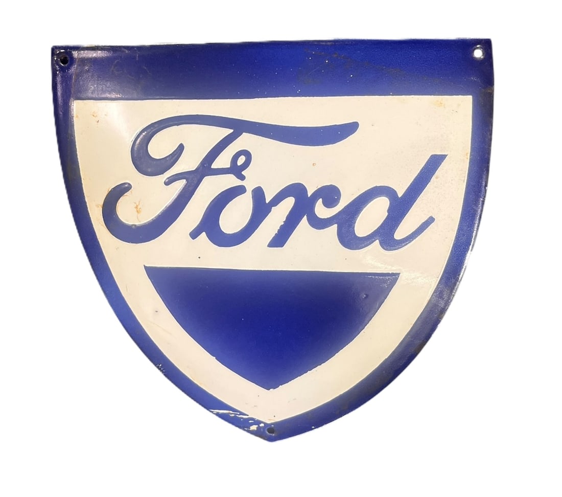 FORD METAL SIGN: FORD METAL SIGN Height: 12 in. by Width: 12 in.