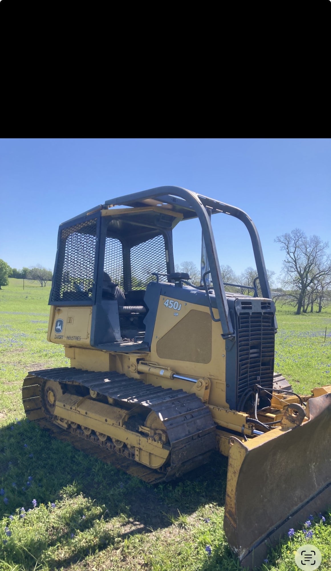 JOHN DEER 450 J CRAWLER TRACTOR - 5