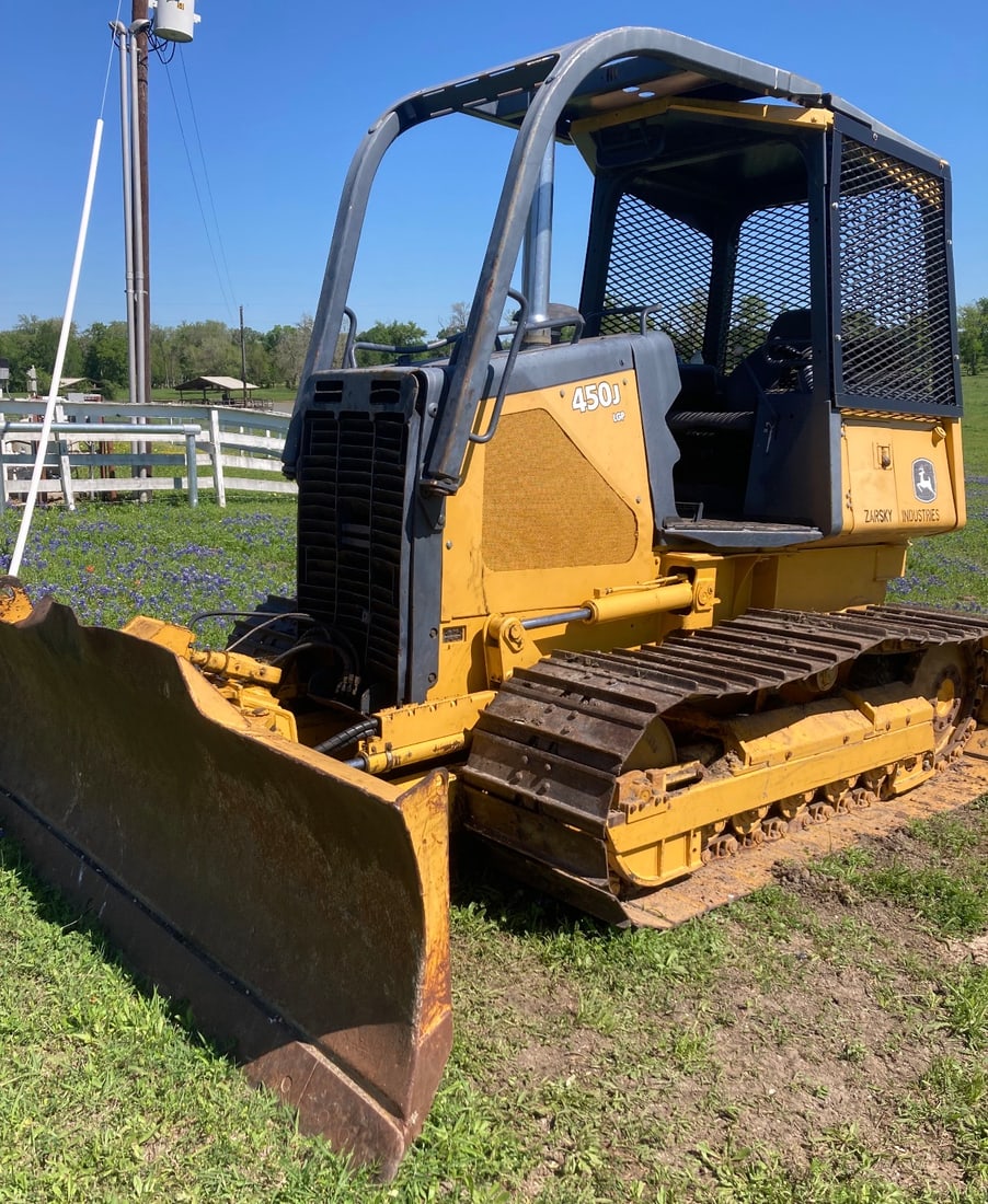 JOHN DEER 450 J CRAWLER TRACTOR - 6