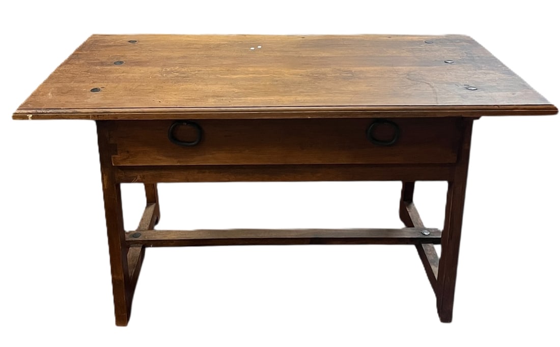 ANTIQUE SPANISH WALNUT TABLE - 4
