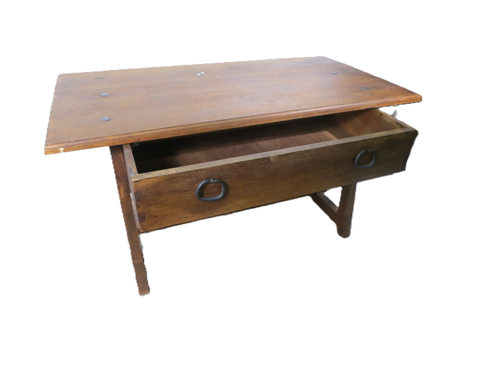 ANTIQUE SPANISH WALNUT TABLE - 6