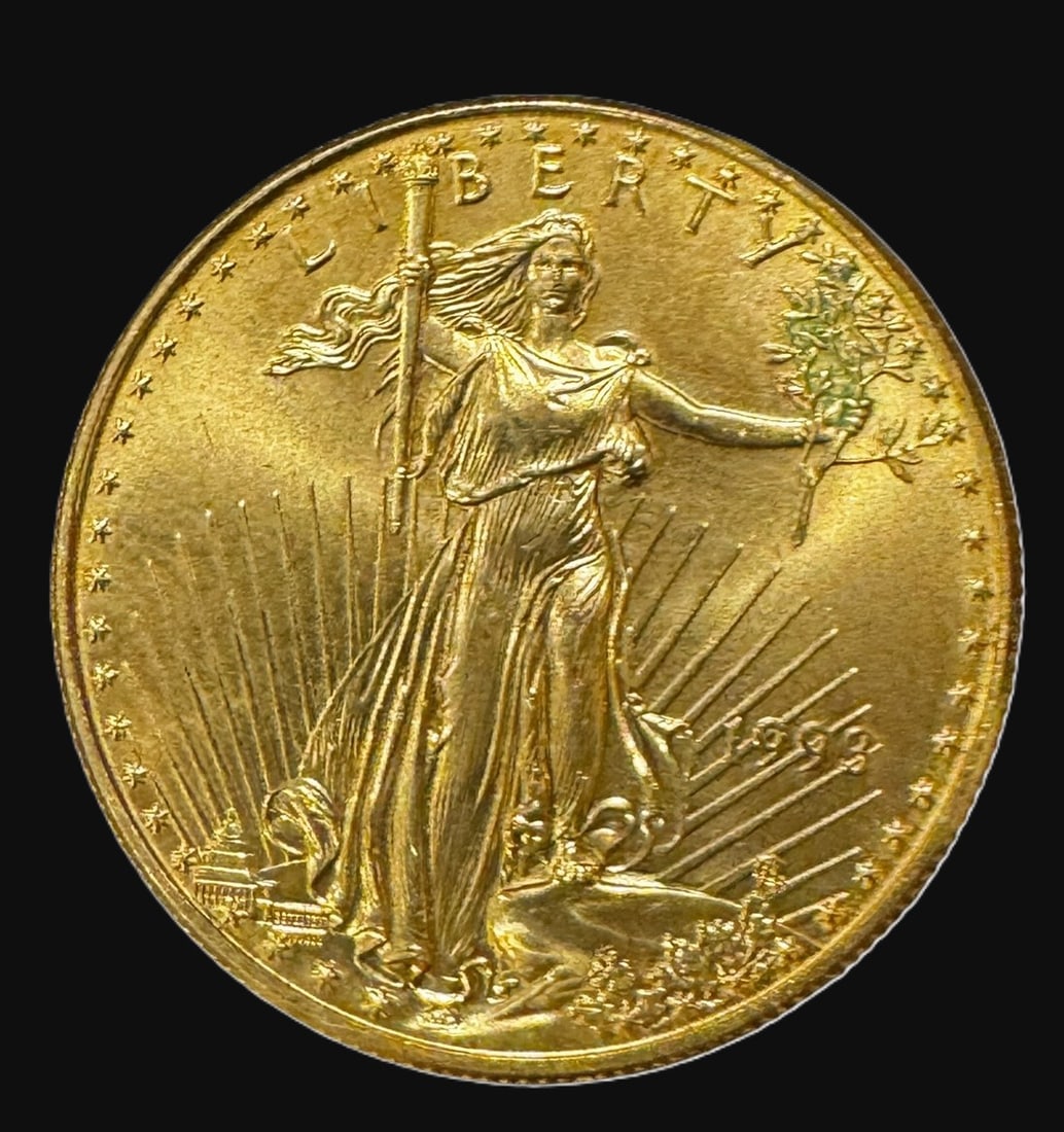 AMERICAN GOLD EAGLE 1 OZ FINE GOLD (1 of 2)