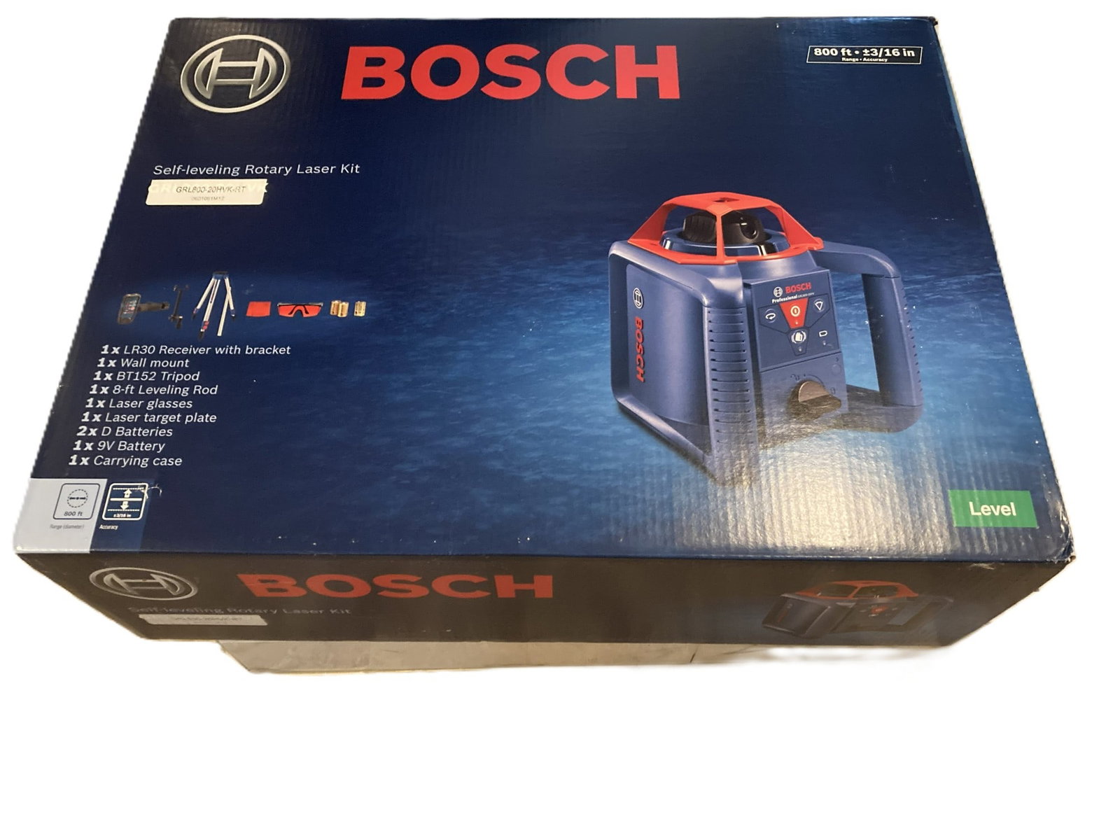 BOSCH 800 CONSTRUCTION LASER: BOSCH 800 CONSTRUCTION LASER WITH TRIPOD.