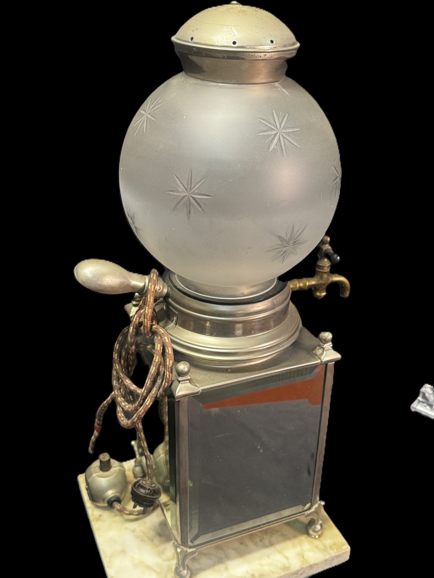 ANTIQUE COFFEE WARMER - 2