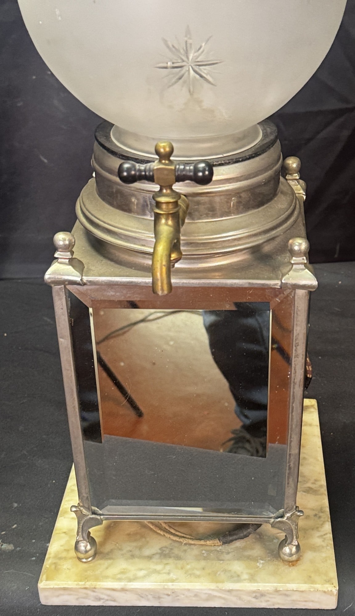 ANTIQUE COFFEE WARMER - 3