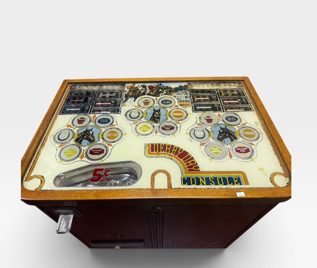 O.D. JENNINGS DERBY DAY NICKLE CONSOLE GAMBLING MA (1 of 6)