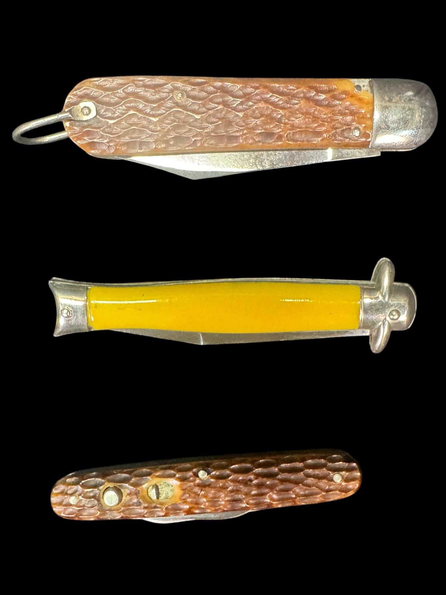 3 - VINTAGE AUTOMATIC KNIVES. ASSORTED COLLECTION - 2